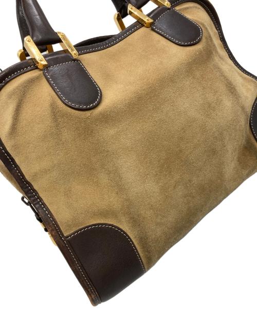 LOEWE（ロエベ）LOEWE (ロエベ) アマソナ32 ハンドバッグ ベージュの古着・服飾アイテム