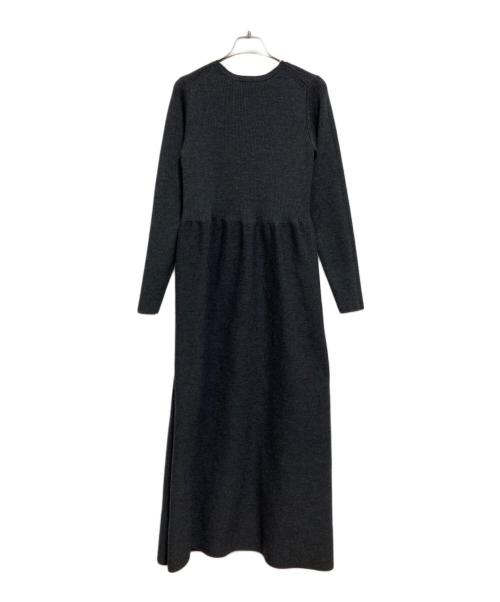 Plage（プラージュ）Plage (プラージュ) rib combi ニット ドレス グレー サイズ:38の古着・服飾アイテム