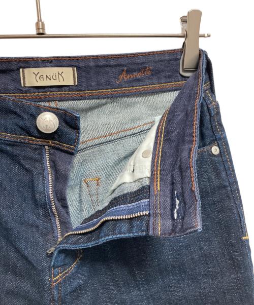 YANUK（ヤヌーク）YANUK (ヤヌーク) ANNETTE デニムパンツ インディゴ サイズ:25の古着・服飾アイテム