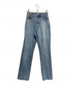 YANUK×ETRE TOKYOヤヌーク×エトレトウキョウ）の古着「Center Crease StraightDenim」｜ブルー