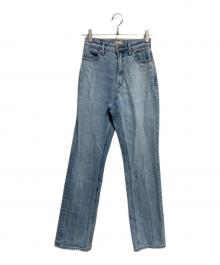 YANUK×ETRE TOKYO（ヤヌーク×エトレトウキョウ）の古着「Center Crease StraightDenim」｜ブルー