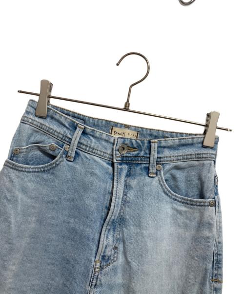 YANUK（ヤヌーク）YANUK (ヤヌーク) ETRE TOKYO (エトレトウキョウ) Center Crease StraightDenim ブルー サイズ:23の古着・服飾アイテム