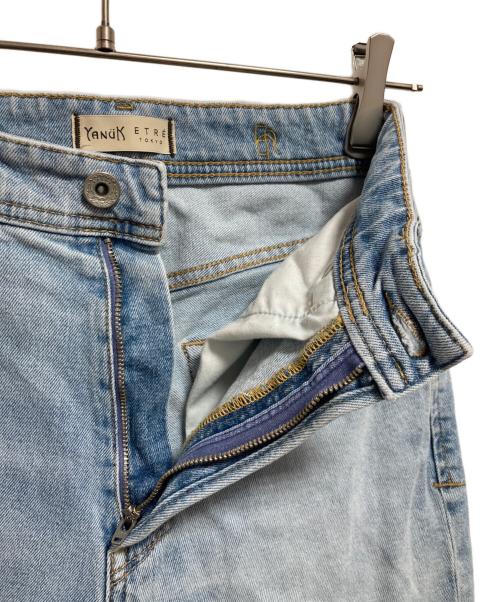YANUK（ヤヌーク）YANUK (ヤヌーク) ETRE TOKYO (エトレトウキョウ) Center Crease StraightDenim ブルー サイズ:23の古着・服飾アイテム