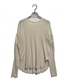 SACRA（サクラ）の古着「EX.FINE MERINO RIB JSY TOP」｜アイボリー