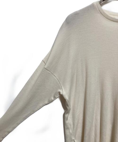 SACRA（サクラ）SACRA (サクラ) EX.FINE MERINO RIB JSY TOP アイボリー サイズ:38の古着・服飾アイテム