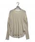 SACRA（サクラ）の古着「EX.FINE MERINO RIB JSY TOP」｜アイボリー