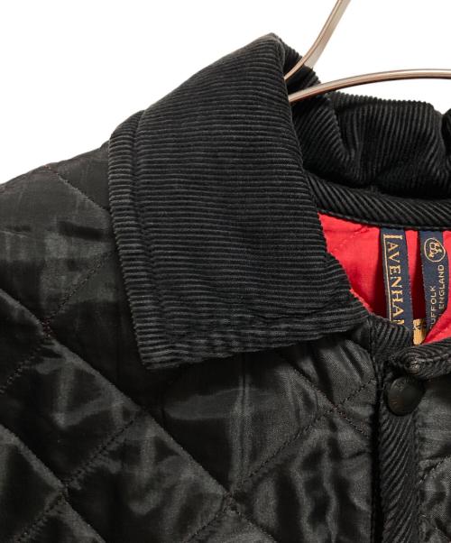 LAVENHAM（ラベンハム）LAVENHAM (ラベンハム) キルティングジャケット ブラック サイズ:36の古着・服飾アイテム