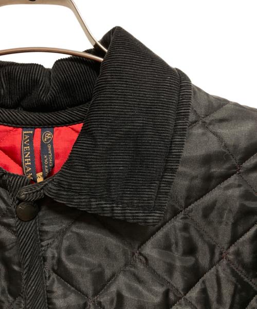 LAVENHAM（ラベンハム）LAVENHAM (ラベンハム) キルティングジャケット ブラック サイズ:36の古着・服飾アイテム