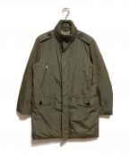 BURBERRY LONDONバーバリーロンドン）の古着「ミリタリーダウンジャケット」｜グリーン