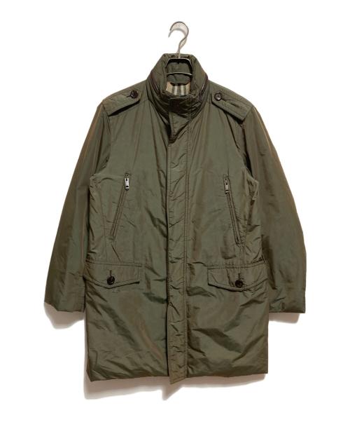 BURBERRY LONDON（バーバリーロンドン）BURBERRY LONDON (バーバリーロンドン) ミリタリーダウンジャケット グリーン サイズ:Mの古着・服飾アイテム
