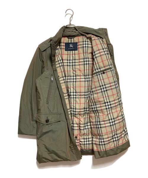 BURBERRY LONDON（バーバリーロンドン）BURBERRY LONDON (バーバリーロンドン) ミリタリーダウンジャケット グリーン サイズ:Mの古着・服飾アイテム