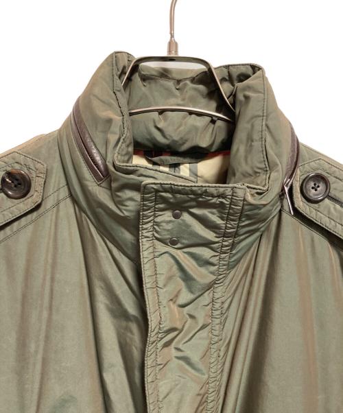 BURBERRY LONDON（バーバリーロンドン）BURBERRY LONDON (バーバリーロンドン) ミリタリーダウンジャケット グリーン サイズ:Mの古着・服飾アイテム
