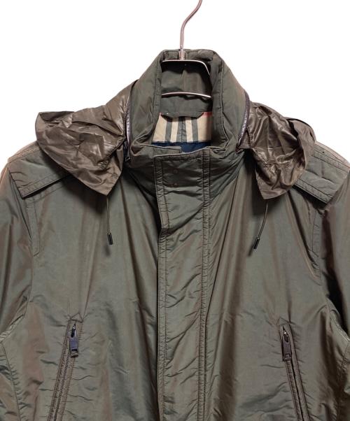 BURBERRY LONDON（バーバリーロンドン）BURBERRY LONDON (バーバリーロンドン) ミリタリーダウンジャケット グリーン サイズ:Mの古着・服飾アイテム