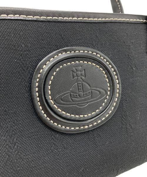 Vivienne Westwood（ヴィヴィアンウエストウッド）Vivienne Westwood (ヴィヴィアンウエストウッド) ミニハンドバッグ ブラックの古着・服飾アイテム