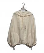 UNITED ARROWSユナイテッドアローズ）の古着「オーガンジー ブラウス ブルゾン」｜ホワイト