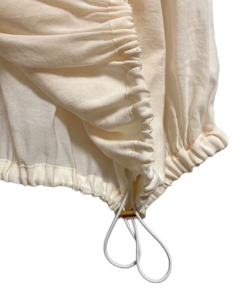 UNITED ARROWS（ユナイテッドアローズ）UNITED ARROWS (ユナイテッドアローズ) オーガンジー ブラウス ブルゾン ホワイト サイズ:不明の古着・服飾アイテム