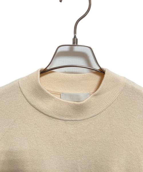 CELFORD（セルフォード）CELFORD (セルフォード) ラッフルデザインドッキングニットワンピ ベージュ サイズ:38の古着・服飾アイテム
