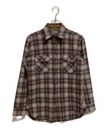PENDLETON（ペンドルトン）の古着「70’S チェックネルシャツ」｜ベージュ