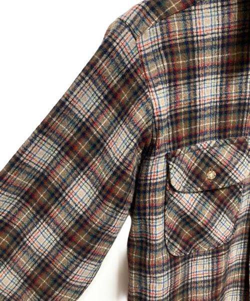PENDLETON（ペンドルトン）PENDLETON (ペンドルトン) 70’S チェックネルシャツ ベージュ サイズ:表記無しの古着・服飾アイテム