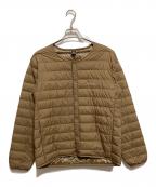 mont-bellモンベル）の古着「スペリオダウン ラウンドネックジャケット」｜ベージュ