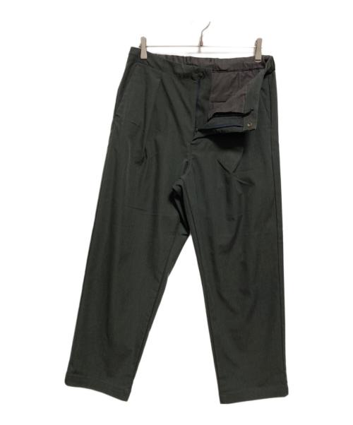 HELLY HANSEN（ヘリーハンセン）HELLY HANSEN (ヘリーハンセン) ウールストーレンタックパンツ グレー サイズ:Lの古着・服飾アイテム