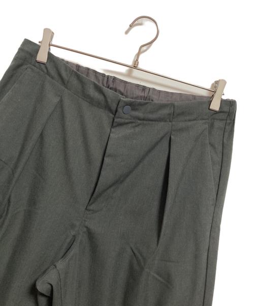 HELLY HANSEN（ヘリーハンセン）HELLY HANSEN (ヘリーハンセン) ウールストーレンタックパンツ グレー サイズ:Lの古着・服飾アイテム