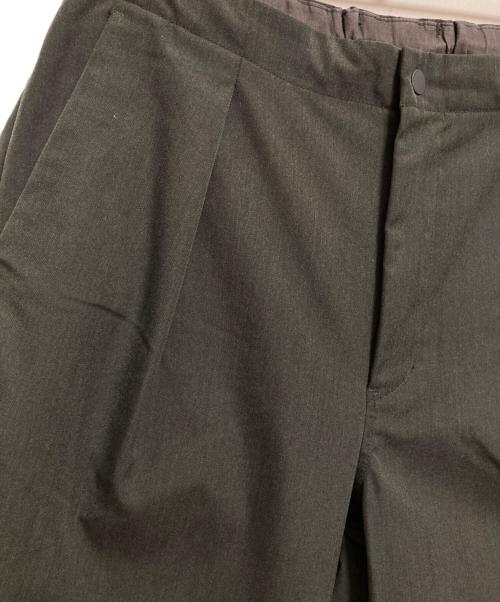 HELLY HANSEN（ヘリーハンセン）HELLY HANSEN (ヘリーハンセン) ウールストーレンタックパンツ グレー サイズ:Lの古着・服飾アイテム