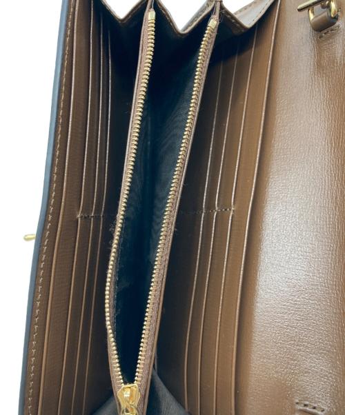 GUCCI（グッチ）GUCCI (グッチ) GGスプリーム ジャッキー1961 チェーンウォレット ベージュの古着・服飾アイテム