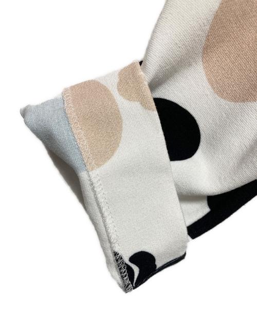 marimekko（マリメッコ）marimekko (マリメッコ) カットソーワンピース ホワイト×ブラック サイズ:Mの古着・服飾アイテム