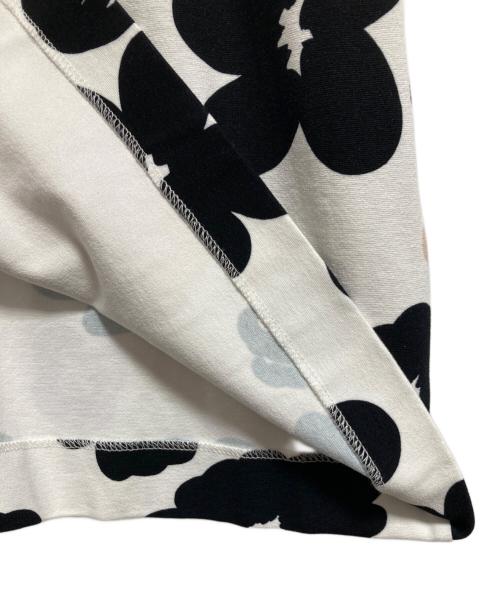 marimekko（マリメッコ）marimekko (マリメッコ) カットソーワンピース ホワイト×ブラック サイズ:Mの古着・服飾アイテム