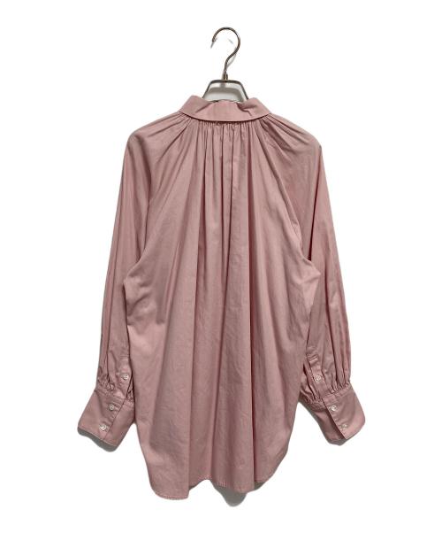 23区（ニジュウサンク）23区 (ニジュウサンク) CANCLINI ギャザー シャツ ピンク サイズ:38の古着・服飾アイテム