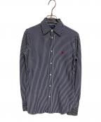 POLO RALPH LAURENポロ・ラルフローレン）の古着「ストライプシャツ」｜ネイビー