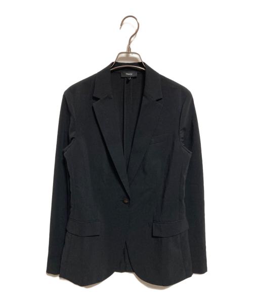 theory（セオリー）theory (セオリー) Crisp Poly Staple Blazer ブラックの古着・服飾アイテム