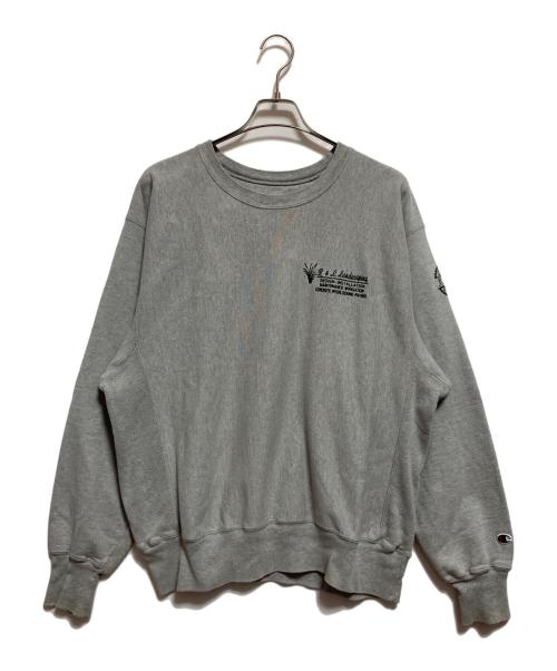 Champion（チャンピオン）Champion (チャンピオン) プレミアムリバースウィーブスウェット グレー サイズ:Lの古着・服飾アイテム