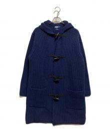 POLO RALPH LAUREN（ポロ・ラルフローレン）の古着「90’ｓニットダッフルコート」｜ネイビー