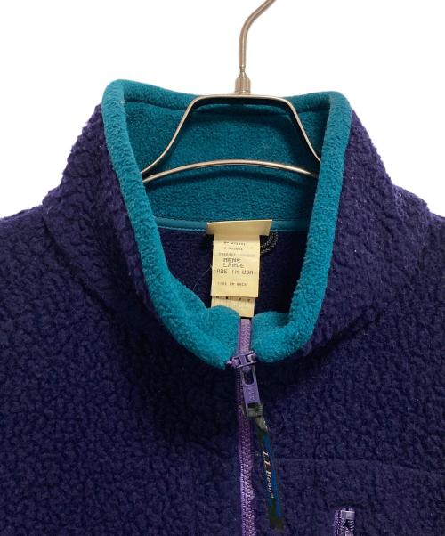 L.L.Bean（エルエルビーン）L.L.Bean (エルエルビーン) 80’ｓフリースジャケット パープル サイズ:Lの古着・服飾アイテム