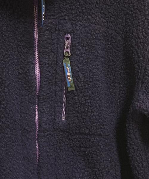 L.L.Bean（エルエルビーン）L.L.Bean (エルエルビーン) 80’ｓフリースジャケット パープル サイズ:Lの古着・服飾アイテム