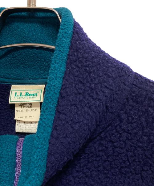 L.L.Bean（エルエルビーン）L.L.Bean (エルエルビーン) 80’ｓフリースジャケット パープル サイズ:Lの古着・服飾アイテム