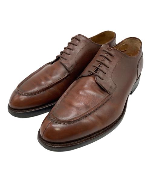 Jalan Sriwijaya（ジャランスリウァヤ）Jalan Sriwijaya (ジャランスリウァヤ) BLACK CALF Uチップシューズ ブラウン サイズ:43の古着・服飾アイテム