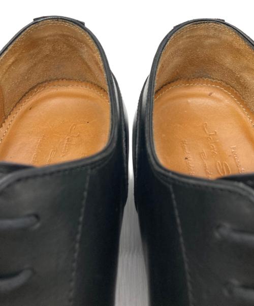 Jalan Sriwijaya（ジャランスリウァヤ）Jalan Sriwijaya (ジャランスリウァヤ) BLACK CALF Uチップシューズ ブラック サイズ:9の古着・服飾アイテム