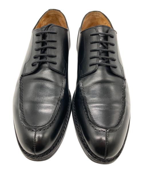 Jalan Sriwijaya（ジャランスリウァヤ）Jalan Sriwijaya (ジャランスリウァヤ) BLACK CALF Uチップシューズ ブラック サイズ:9の古着・服飾アイテム