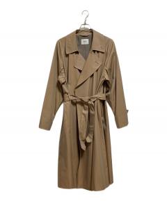 中古・古着通販】CULLNI (クルニ) タイロッケンコート ブラック サイズ