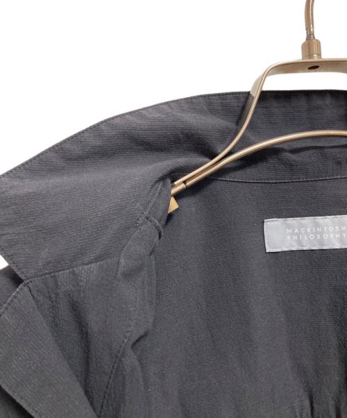 MACKINTOSH PHILOSOPHY（マッキントッシュ フィロソフィー）MACKINTOSH PHILOSOPHY (マッキントッシュ フィロソフィー) シャツワンピース ネイビー サイズ:2の古着・服飾アイテム