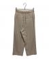 crewre (クルー) ピンタックスラブストレートパンツ ベージュ サイズ:2：7000円
