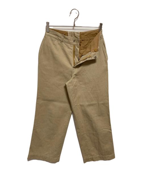 45R（フォーティファイブ・アール）45R (フォーティファイブ・アール) おこめチノのシャルロットパンツ ベージュ サイズ:-の古着・服飾アイテム