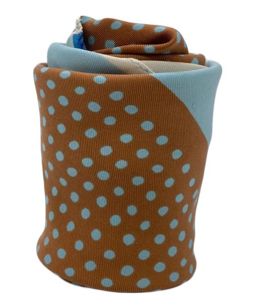 45rpm（45アールピーエム）45rpm (45アールピーエム) 大判ストール ブルーの古着・服飾アイテム