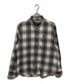 SOPHNET.ソフネット）の古着「FLANNEL CHECK SCORPION BIG B.D. SHIRT」｜ホワイト