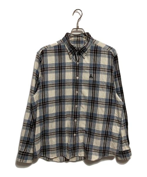 SOPHNET.（ソフネット）SOPHNET. (ソフネット) FLANNEL CHECK SCORPION BIG B.D. SHIRT ホワイト サイズ:Lの古着・服飾アイテム