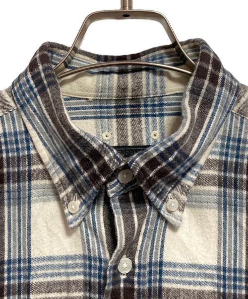 SOPHNET.（ソフネット）SOPHNET. (ソフネット) FLANNEL CHECK SCORPION BIG B.D. SHIRT ホワイト サイズ:Lの古着・服飾アイテム