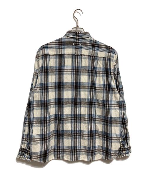 SOPHNET.（ソフネット）SOPHNET. (ソフネット) FLANNEL CHECK SCORPION BIG B.D. SHIRT ホワイト サイズ:Lの古着・服飾アイテム
